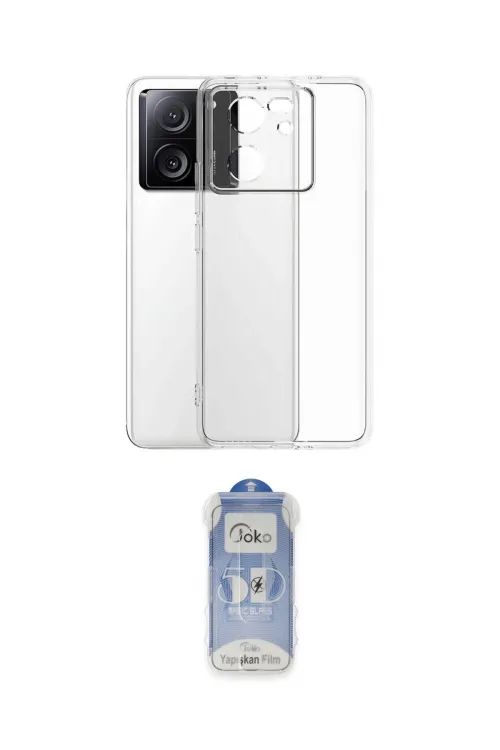 ieg™ Mi 13T Pro Kılıf Zirve Doku - Siyah Joko Magic 5D Cam
