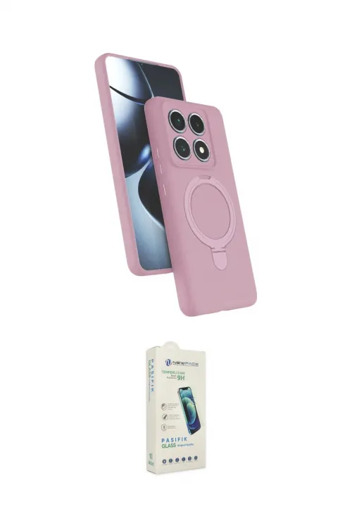 ieg™ Mi 14T Pro Kılıf İz Işık Koleksiyonu - Şeffaf Pasifik Cam Ekran Koruyucu