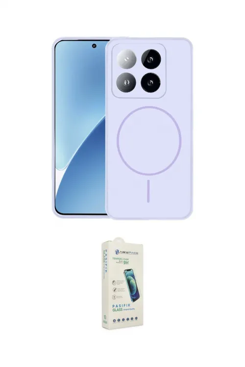 ieg™ Mi 14T Pro Kılıf Yankı Form Serisi - Şeffaf Pasifik Cam Ekran Koruyucu