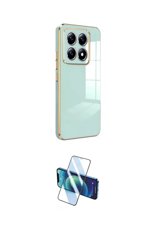 ieg™ Mi 14T Pro Kılıf Yankı Serisi - Siyah 3D Antistatik Cam Ekran Koruyucu