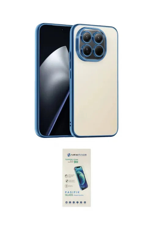 ieg™ Mi 15T Kılıf Vadi Minimal - Şeffaf Pasifik Cam Ekran Koruyucu