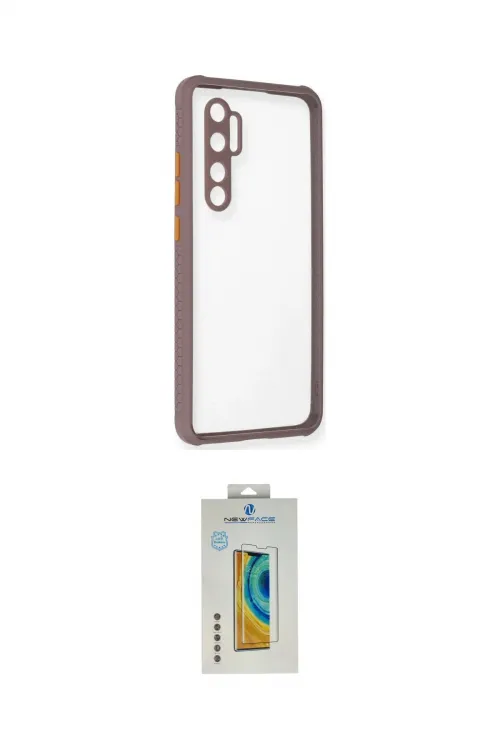ieg™ Mi Note 10 Lite Kılıf Nova Asil Özel Seri - Şeffaf Polymer Nano Ekran Koruyucu
