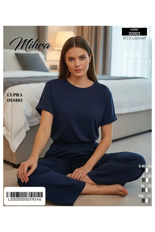 ieg™ Mihra 20102 Kadın Oysho Kısa Kol Pijama Takımı