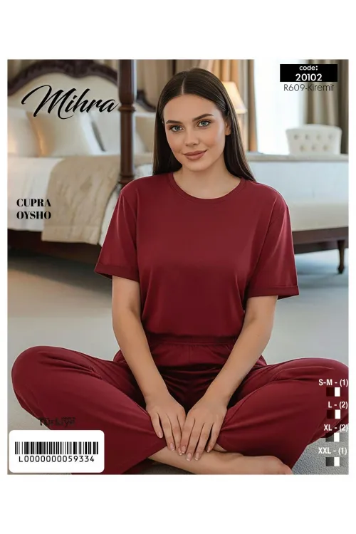 ieg™ Mihra 20102 Kadın Oysho Kısa Kol Pijama Takımı