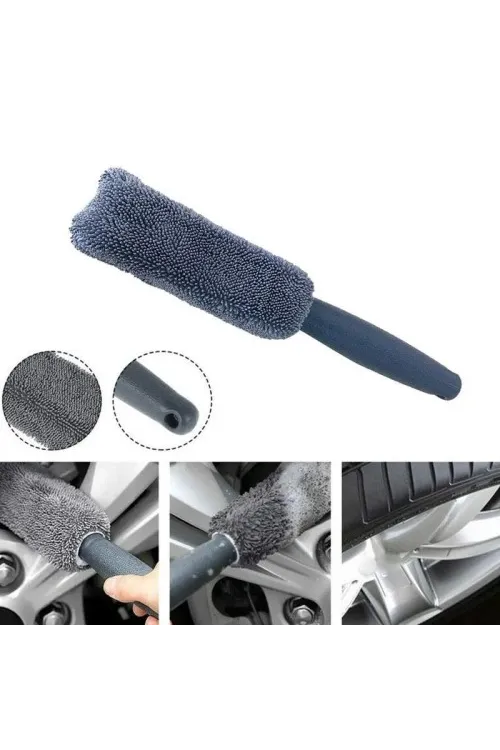 Mikrofiber Jant ve Lastik Temizleme Fırçası