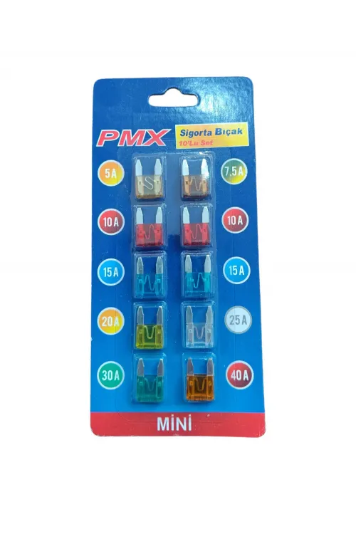Mini Bıçak Sigorta 10lu Set