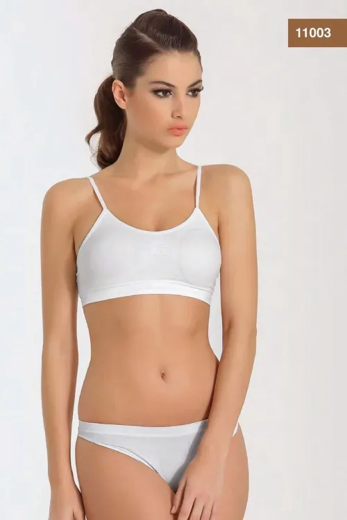 ieg™ Miss Fit 11003 Bayn İnce Askılı Petli Büstiyer