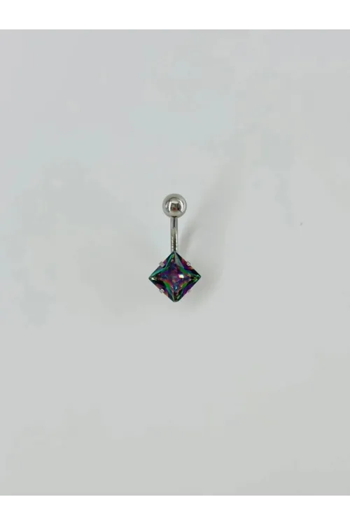 IEG - Mistik Topaz Taşlı Göbek Piercing