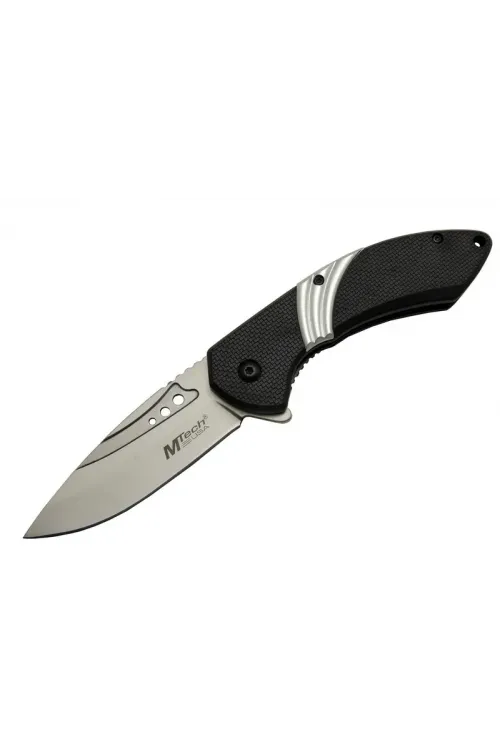 ieg™ Mtech 4214 Beyaz Kamp Çakı 20cm- Yarı Otomatik, Kemerlikli, Oluklu