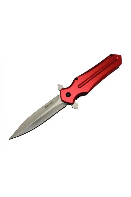 ieg™ Mtech 4223 Kırmızı Kamp Çakı 21cm- Yarı Otomatik, Kemerlikli