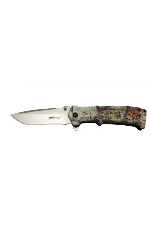 ieg™ Mtech 465 Kamp Çakı 21cm - Yarı Otomatik, Kemerlikli, Plastik Sap
