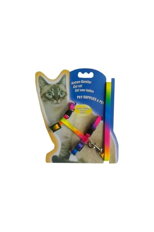 Multicolor Kedi Tasması