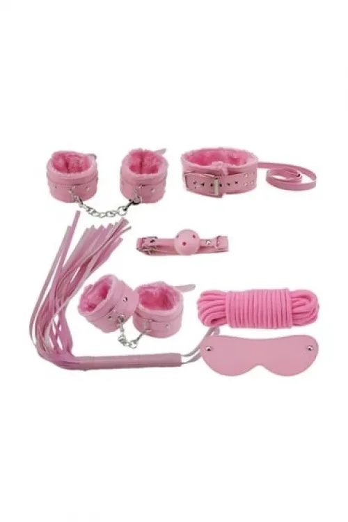 ieg™ Nıghtlıght 8014 Fantezi 7Li Kırbaç Ve Kelepçe Set