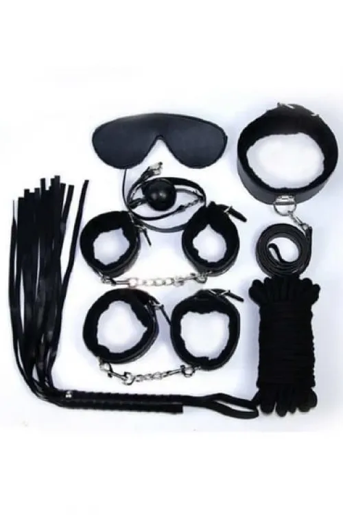 ieg™ Nıghtlıght 8014 Fantezi 7Li Kırbaç Ve Kelepçe Set