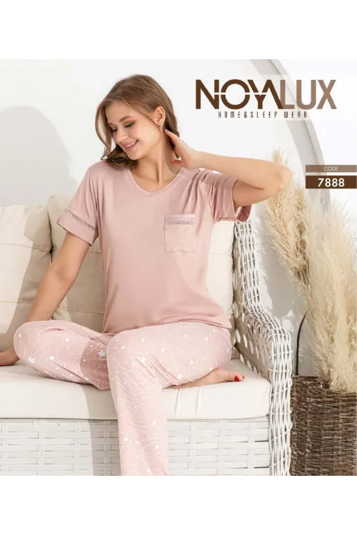 ieg™ Noyalux 7888 Kadın Kısa Kollu Pijama Takımı