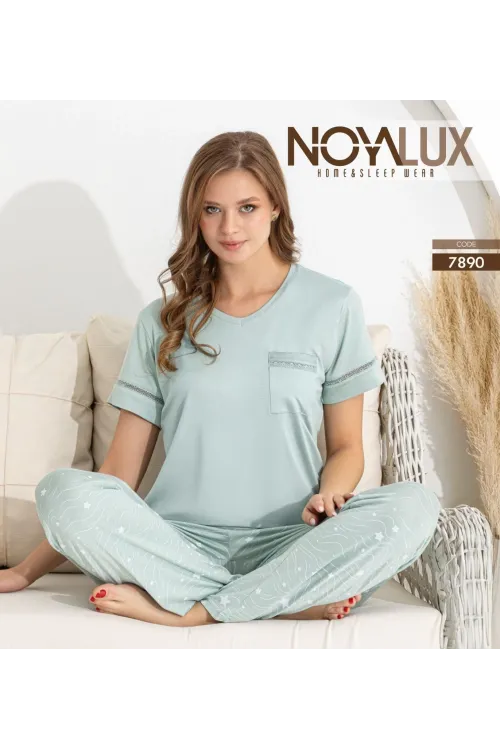 ieg™ Noyalux 7890 Kadın Kısa Kollu Pijama Takımı