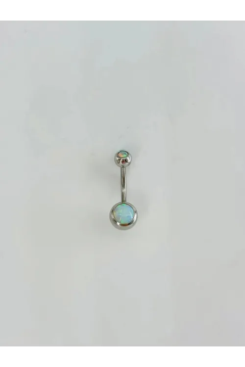 IEG - Opal Taşlı Göbek Piercıng
