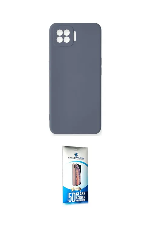 ieg™ Oppo A73 Kılıf Ahenk Serisi - Siyah 5D Eko Cam Ekran Koruyucu