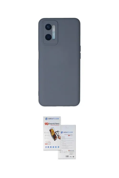 ieg™ Oppo A96 Kılıf Ahenk Serisi - Siyah Seramik Nano Ekran Koruyucu