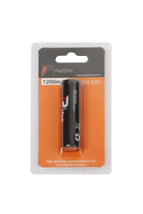 Orjinal 3.7 V 1200 Mah Şarj Edilebilir 18650 Turbo Model Li-ion Şarjlı Pil