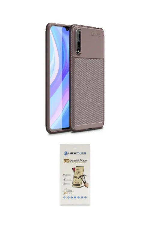 ieg™ P Smart S Kılıf Eksen Form Prime - Siyah Mat Seramik Nano Ekran Koruyucu
