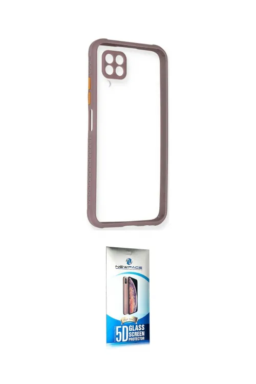 ieg™ P40 Lite Kılıf Nova Asil Özel Seri - Siyah 5D Eko Cam Ekran Koruyucu