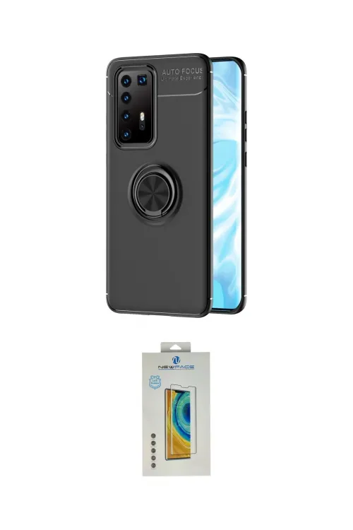 ieg™ P40 Pro Kılıf Yankı Form Prime - Şeffaf Polymer Nano Ekran Koruyucu