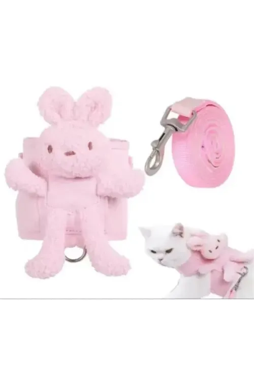 Peluş Ayıcıklı Göğüs Gezdirme Tasması Seti