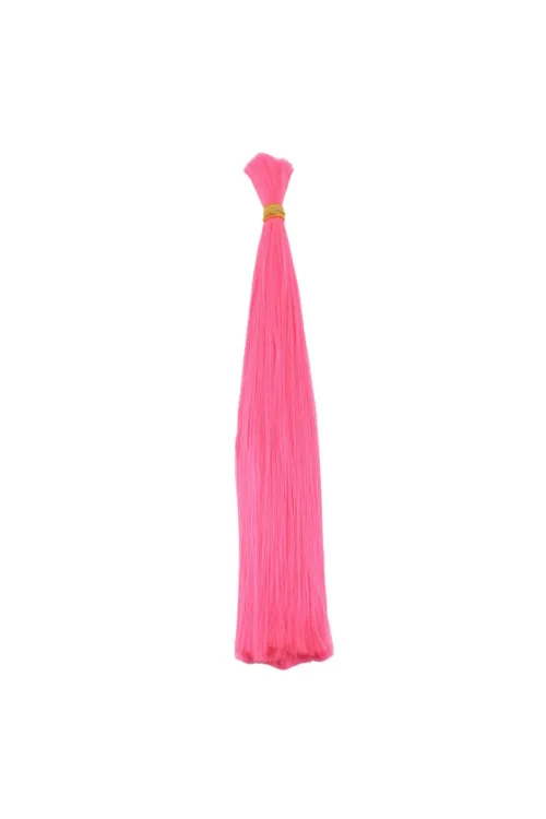 Pembe Renkli Sentetik Boğum Saç - 1Kg