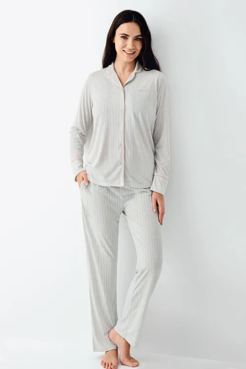 ieg™ Pierre Cardin 9051-S Gömlek Pijama Takımı