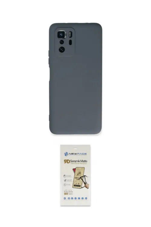 ieg™ Poco X3 GT Kılıf Ahenk Serisi - Siyah Mat Seramik Nano Ekran Koruyucu