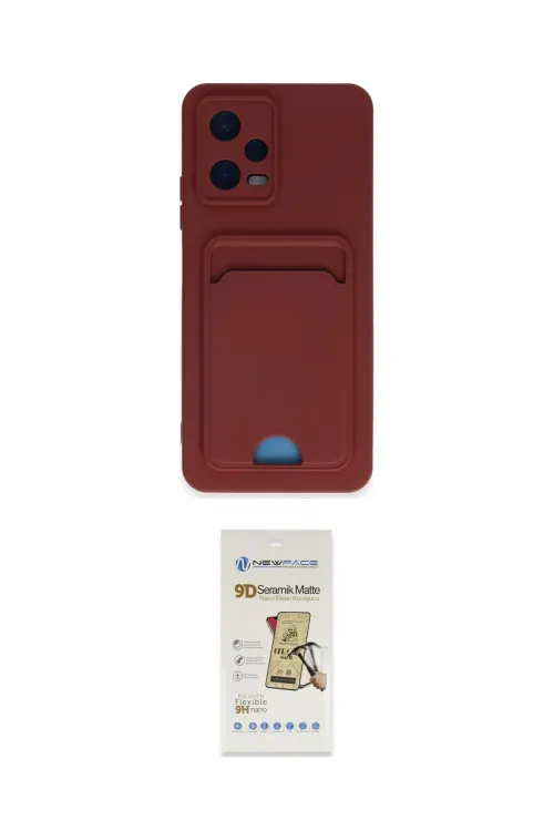ieg™ Poco X5 5G Kılıf Vadi Çizgi Prime - Siyah Mat Seramik Nano Ekran Koruyucu