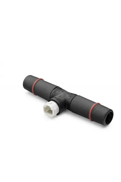 Poe Splitter T Tipi Su Geçirmez Rj45 Konnektör - Siyah ND2452