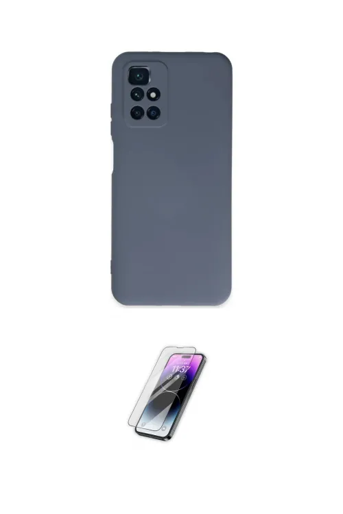 ieg™ Redmi 10 2022 Kılıf Ahenk Serisi - Şeffaf Pasifik Cam Ekran Koruyucu