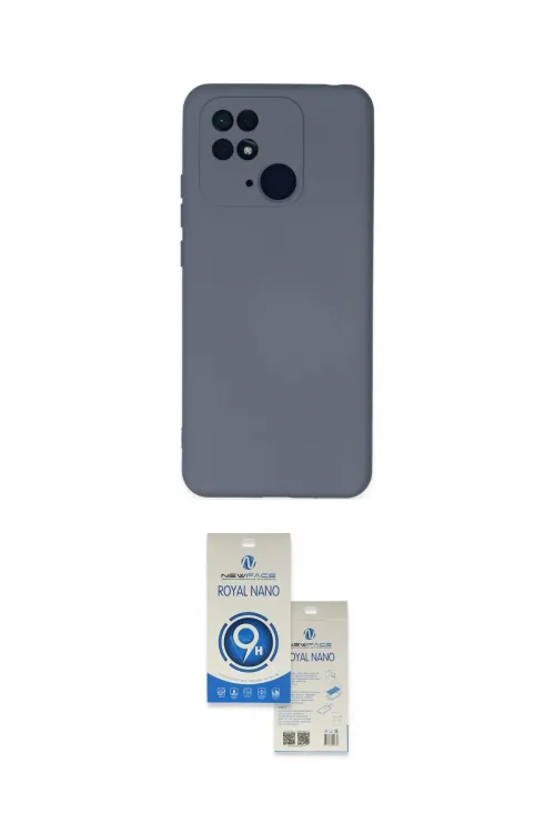 ieg™ Redmi 10C Kılıf Ahenk Serisi - Şeffaf Royal Nano Ekran Koruyucu
