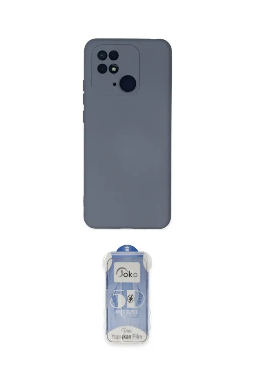 ieg™ Redmi 10C Kılıf Ahenk Serisi - Siyah Joko Magic 5D Cam