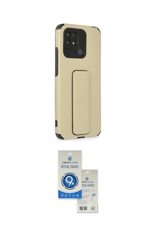ieg™ Redmi 10C Kılıf Çekirdek Yansıma - Şeffaf Royal Nano Ekran Koruyucu