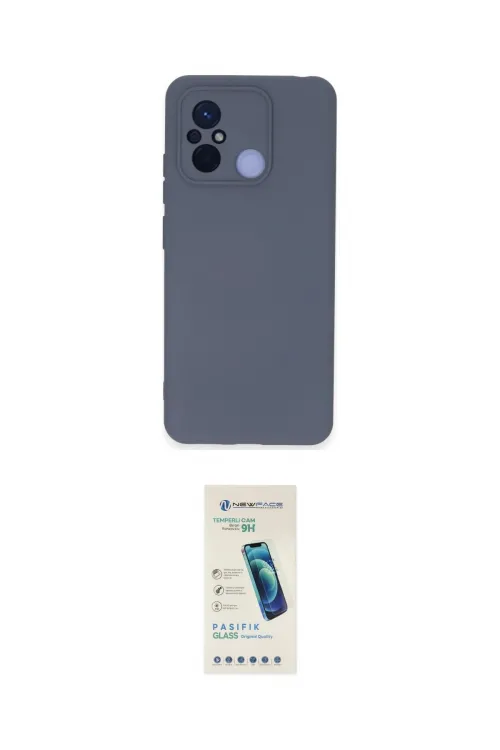 ieg™ Redmi 12C Kılıf Ahenk Serisi - Şeffaf Pasifik Cam Ekran Koruyucu