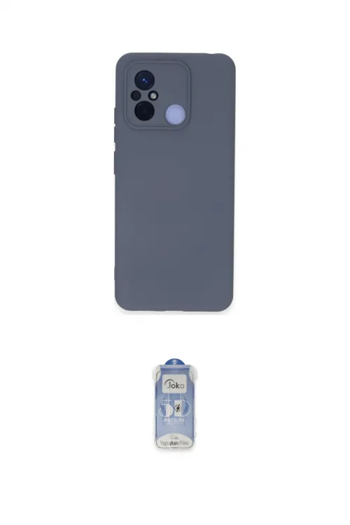 ieg™ Redmi 12C Kılıf Ahenk Serisi - Siyah Joko Magic 5D Cam