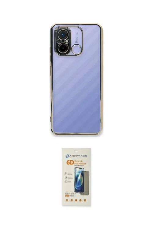ieg™ Redmi 12C Kılıf Vadi Minimal - Siyah 6D Mat Seramik Hayalet Nano Ekran Koruyucu