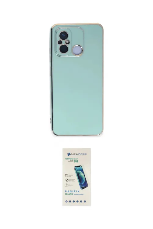 ieg™ Redmi 12C Kılıf Yankı Serisi - Şeffaf Pasifik Cam Ekran Koruyucu