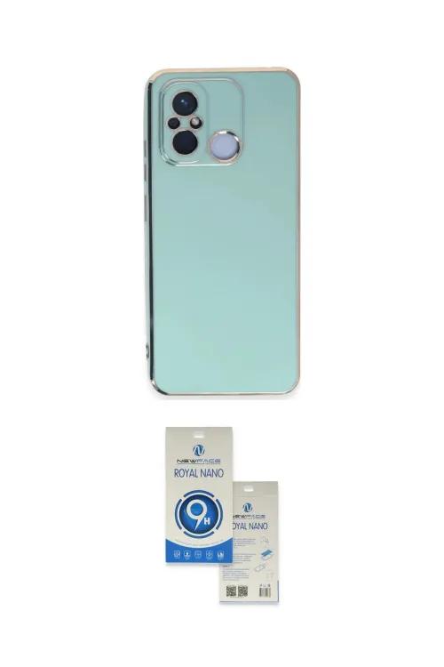 ieg™ Redmi 12C Kılıf Yankı Serisi - Şeffaf Royal Nano Ekran Koruyucu