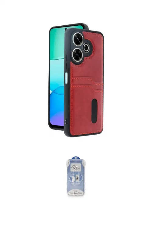 ieg™ Redmi 13 4G Kılıf Yörünge Işık Serisi - Siyah Joko Magic 5D Cam