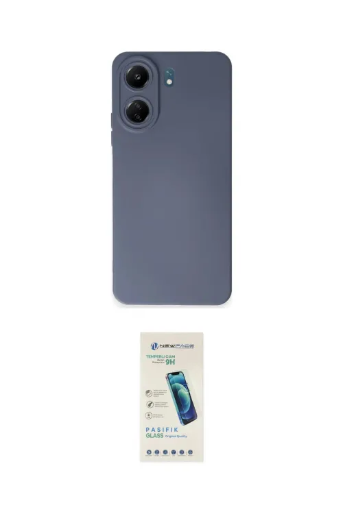 ieg™ Redmi 13C Kılıf Ahenk Serisi - Şeffaf Pasifik Cam Ekran Koruyucu