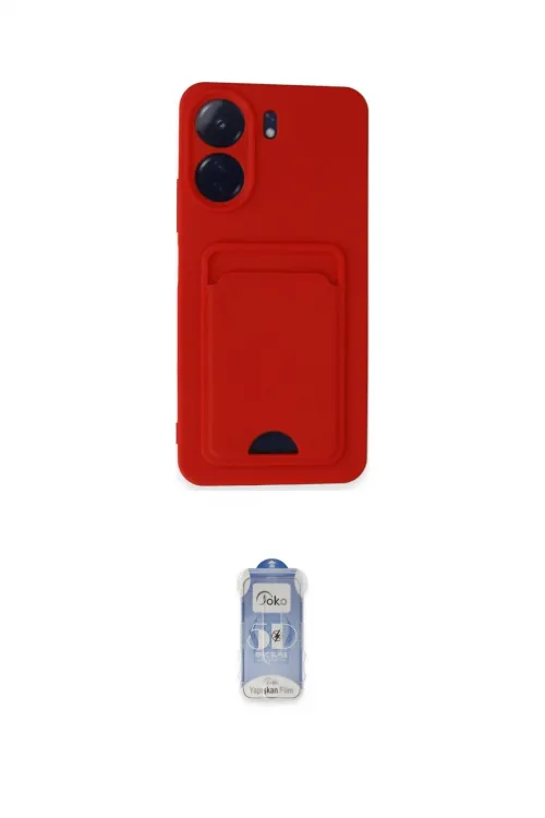 ieg™ Redmi 13C Kılıf Vadi Çizgi Prime - Siyah Joko Magic 5D Cam