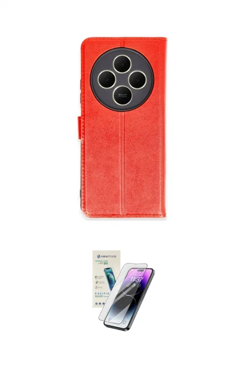 ieg™ Redmi 14C Kılıf Siluet Işık Serisi - Şeffaf Pasifik Cam Ekran Koruyucu