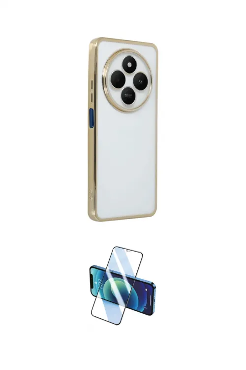 ieg™ Redmi 14C Kılıf Vadi Minimal - Siyah 3D Antistatik Cam Ekran Koruyucu