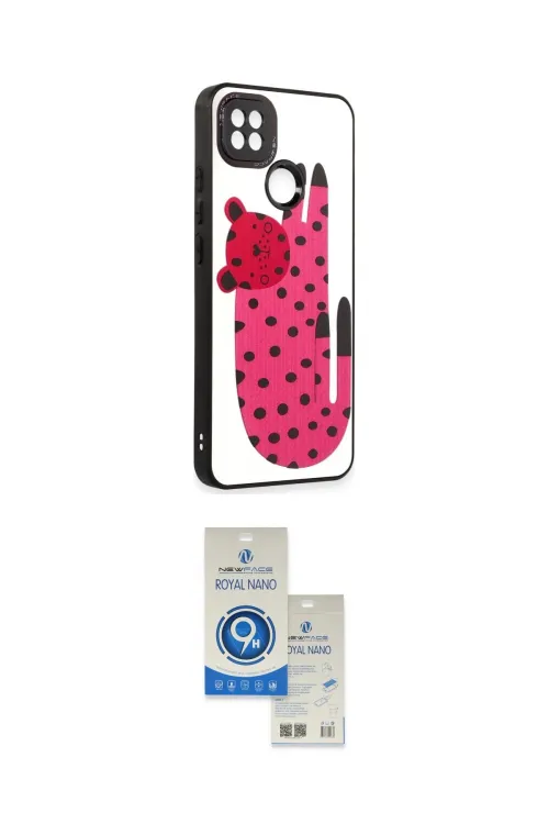 ieg™ Redmi 9C Kılıf Odak Klasik Serisi - Şeffaf Royal Nano Ekran Koruyucu