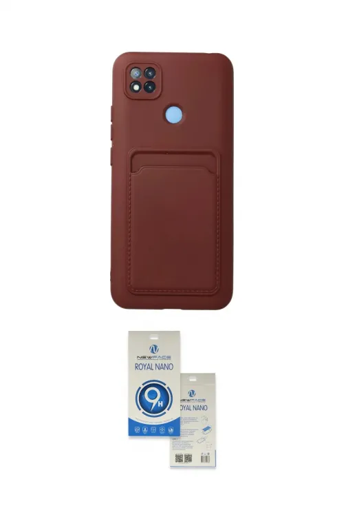 ieg™ Redmi 9C Kılıf Vadi Çizgi Prime - Şeffaf Royal Nano Ekran Koruyucu