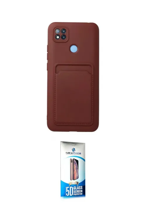 ieg™ Redmi 9C Kılıf Vadi Çizgi Prime - Siyah 5D Eko Cam Ekran Koruyucu
